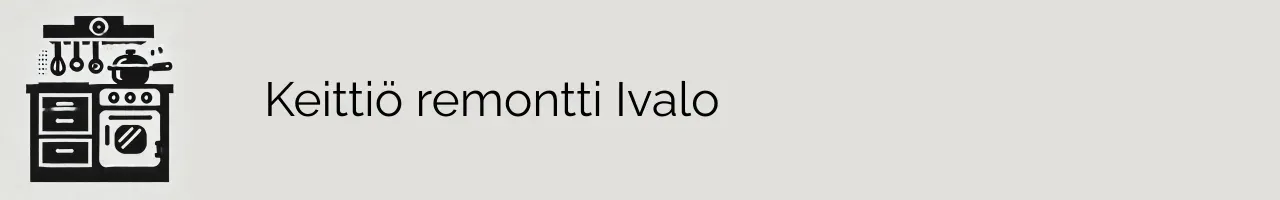 Keittiö remontti Ivalo